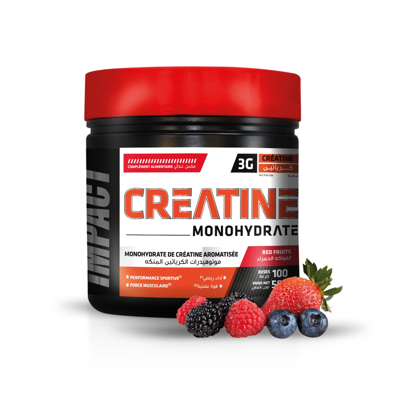 CREATINE AROMATISEE 500GR MyBody Nutrition Tunisie